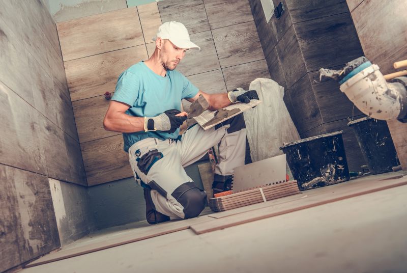 Our team working on Bathroom Remodeling projects in Monticello, IN