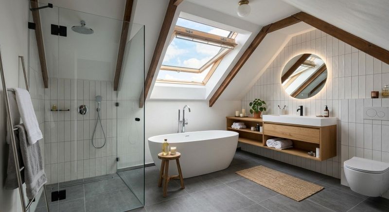 Attic Bathroom Remodeling in Monticello, IN
