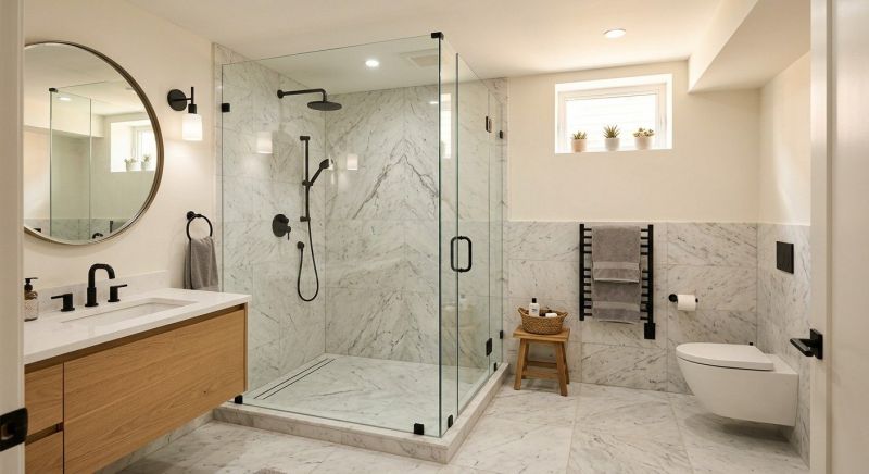 Basement Bathroom Remodeling in Monticello, IN