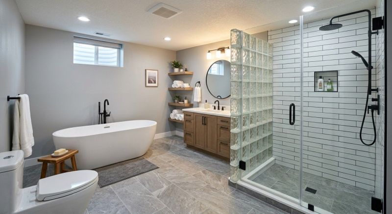 Basement Bathroom Remodeling in Monticello, IN