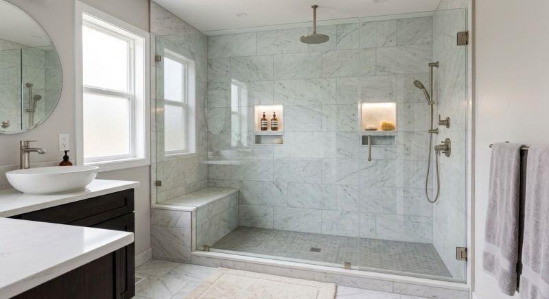 Granite Shower Installation in Monticello, IN