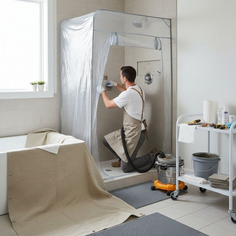 Shower Enlargement in Carroll County, IN
